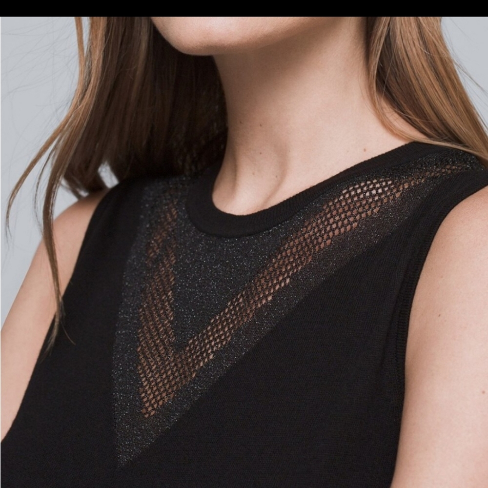 White House black market knit top xs